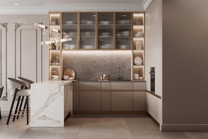 thiết kế nhà phố tân cổ điển